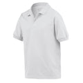 Weiß - Side - Gildan - Poloshirt Jerseyware für Kinder