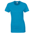 Saphir-Blau meliert - Front - Gildan - T-Shirt für Damen