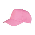 Pink - Front - Result Headwear - "Boston" Baseball-Mütze