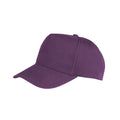 Violett - Front - Result Headwear - "Boston" Baseball-Mütze