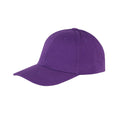 Violett - Front - Result Headwear - "Memphis" Baseball-Mütze Niedriges Profil