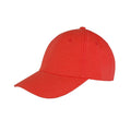 Rot - Front - Result Headwear - "Memphis" Baseball-Mütze Niedriges Profil