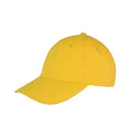 Gelb - Front - Result Headwear - "Memphis" Baseball-Mütze Niedriges Profil