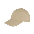 Khaki - Front - Result Headwear - "Memphis" Baseball-Mütze Niedriges Profil