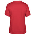 Rot - Back - Gildan - T-Shirt DryBlend für Herren
