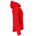 Rot - Side - B&C - Softshelljacke mit Kapuze für Damen