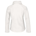 Weiß - Side - B&C - Softshelljacke mit Kapuze für Damen