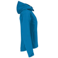 Azurblau - Side - B&C - Softshelljacke mit Kapuze für Damen