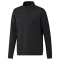 Schwarz - Side - Adidas - Sweatshirt mit kurzem Reißverschluss für Herren