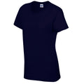 Marineblau - Side - Gildan - T-Shirt Schwere Qualität für Damen