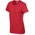 Rot - Side - Gildan - T-Shirt Schwere Qualität für Damen