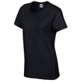 Schwarz - Side - Gildan - T-Shirt Schwere Qualität für Damen
