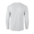 Asche - Back - Gildan - T-Shirt für Herren-Damen Unisex  Langärmlig