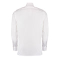 Weiß - Back - Kustom Kit - Pilotenhemd für Herren  Langärmlig