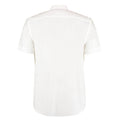 Weiß - Back - Kustom Kit - "Business" Hemd für Herren kurzärmlig