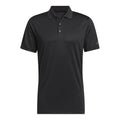Schwarz - Front - Adidas Clothing - Poloshirt für Herren