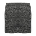 Dunkelgrau Marl - Front - Tombo - Shorts für Damen