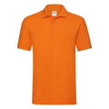 Orange - Front - Fruit of the Loom - "Premium" Poloshirt für Herren