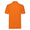 Orange - Back - Fruit of the Loom - "Premium" Poloshirt für Herren
