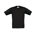 Schwarz - Front - B&C - "Exact 150" T-Shirt für Kinder