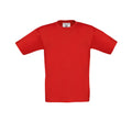 Rot - Front - B&C - "Exact 150" T-Shirt für Kinder