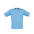 Himmelblau - Front - B&C - "Exact 150" T-Shirt für Kinder
