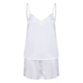 Weiß - Front - Towel City - Schlafanzug mit Shorts für Damen