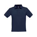Marineblau - Front - B&C - "Safran" Poloshirt für Kinder