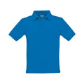 Königsblau - Front - B&C - "Safran" Poloshirt für Kinder