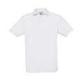Weiß - Front - B&C - "Safran" Poloshirt für Herren