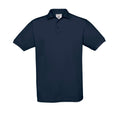 Marineblau - Front - B&C - "Safran" Poloshirt für Herren