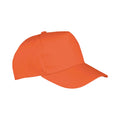 Orange - Back - Result - "Core" Baseball-Mütze für Herren-Damen Unisex