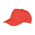 Rot - Front - Result - "Core" Baseball-Mütze für Herren-Damen Unisex