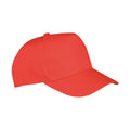 Rot - Back - Result - "Core" Baseball-Mütze für Herren-Damen Unisex