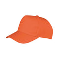 Orange - Front - Result - "Core" Baseball-Mütze für Herren-Damen Unisex
