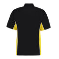 Marineblau-Mid gelb-Weiß - Back - GAMEGEAR - "Track" Poloshirt für Herren