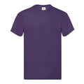 Violett - Front - Fruit of the Loom - "Original" T-Shirt für Herren