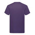 Violett - Back - Fruit of the Loom - "Original" T-Shirt für Herren