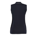 Marineblau-Weiß - Back - GAMEGEAR - Poloshirt für Damen Ärmellos