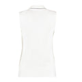Weiß-Marineblau - Back - GAMEGEAR - Poloshirt für Damen Ärmellos