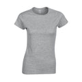 Grau - Front - Gildan - T-Shirt für Damen