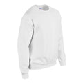 Weiß - Side - Gildan - Sweatshirt Rundhalsausschnitt für Herren-Damen Unisex