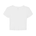 Weiß - Front - Bella + Canvas - T-Shirt kurz geschnitten für Damen