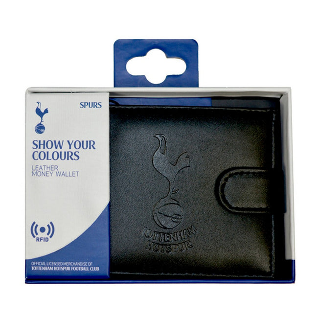 Schwarz - Back - Tottenham Hotspur FC offizielle RFID Prägung Geldbörse.