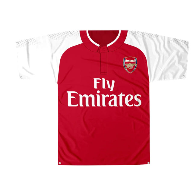 Rot-Weiß - Front - Arsenal FC Kit Form Banner-Körper Flagge
