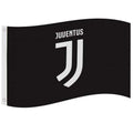 Schwarz-Weiß - Front - Juventus FC - Fahne "Core"