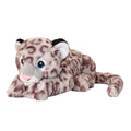 Grau - Front - Keel Toys KeelEco Schnee Leopard Plüschtier