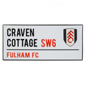Weiß-Schwarz - Front - Fulham FC - Straßenschild