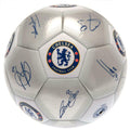 Silber - Back - Chelsea FC - mit Unterschriften - Fußball - PVC