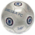 Silber - Side - Chelsea FC - mit Unterschriften - Fußball - PVC